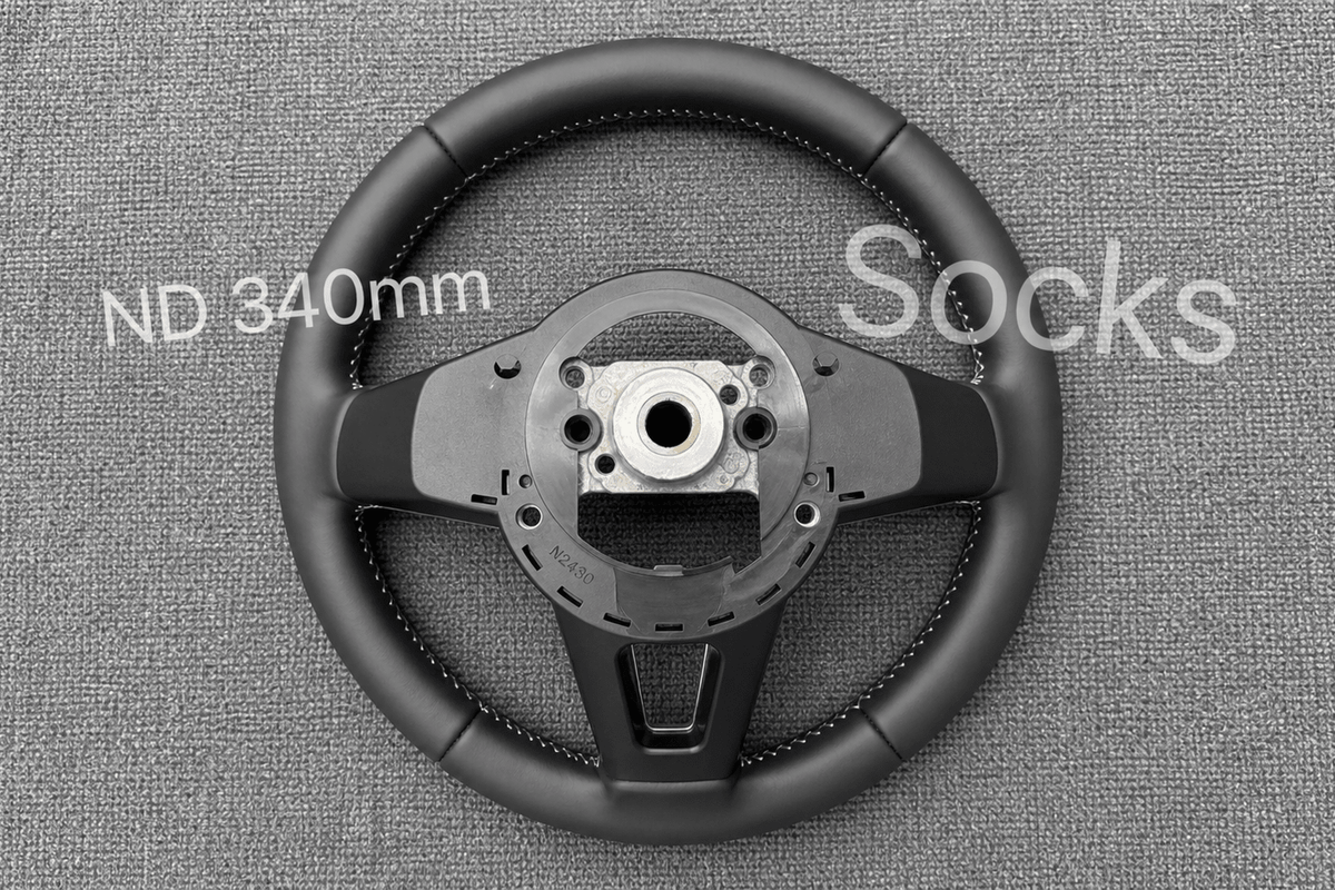 Socks社製 ロードスターND専用スポーツステアリング 340mm カスタムオーダー - Re.Engineering