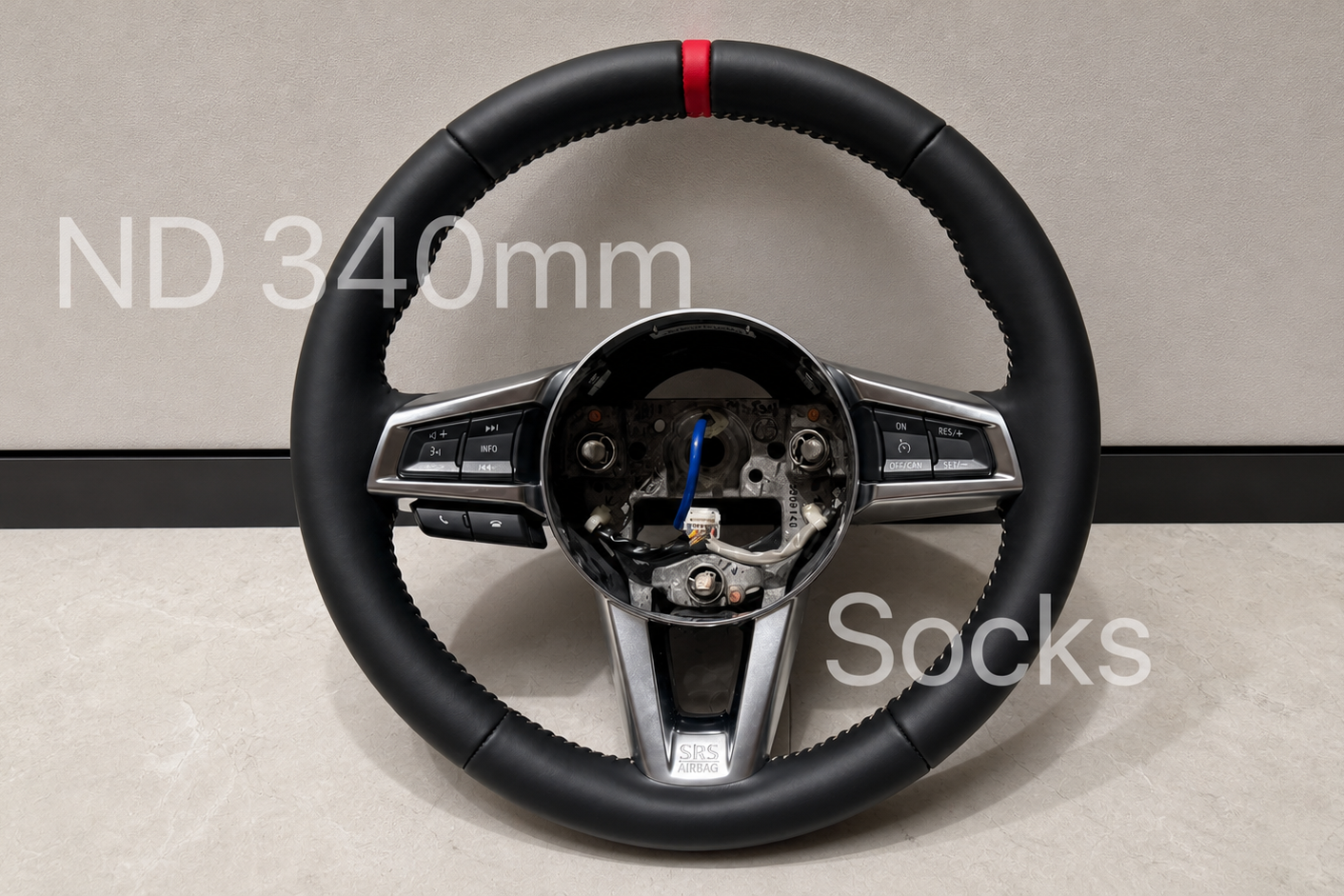 Socks社製 ロードスターND専用スポーツステアリング 340mm カスタムオーダー
